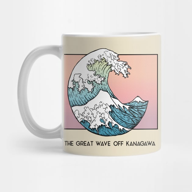 The Great Wave off Kanagawa // Aesthetic Art Design by DankFutura